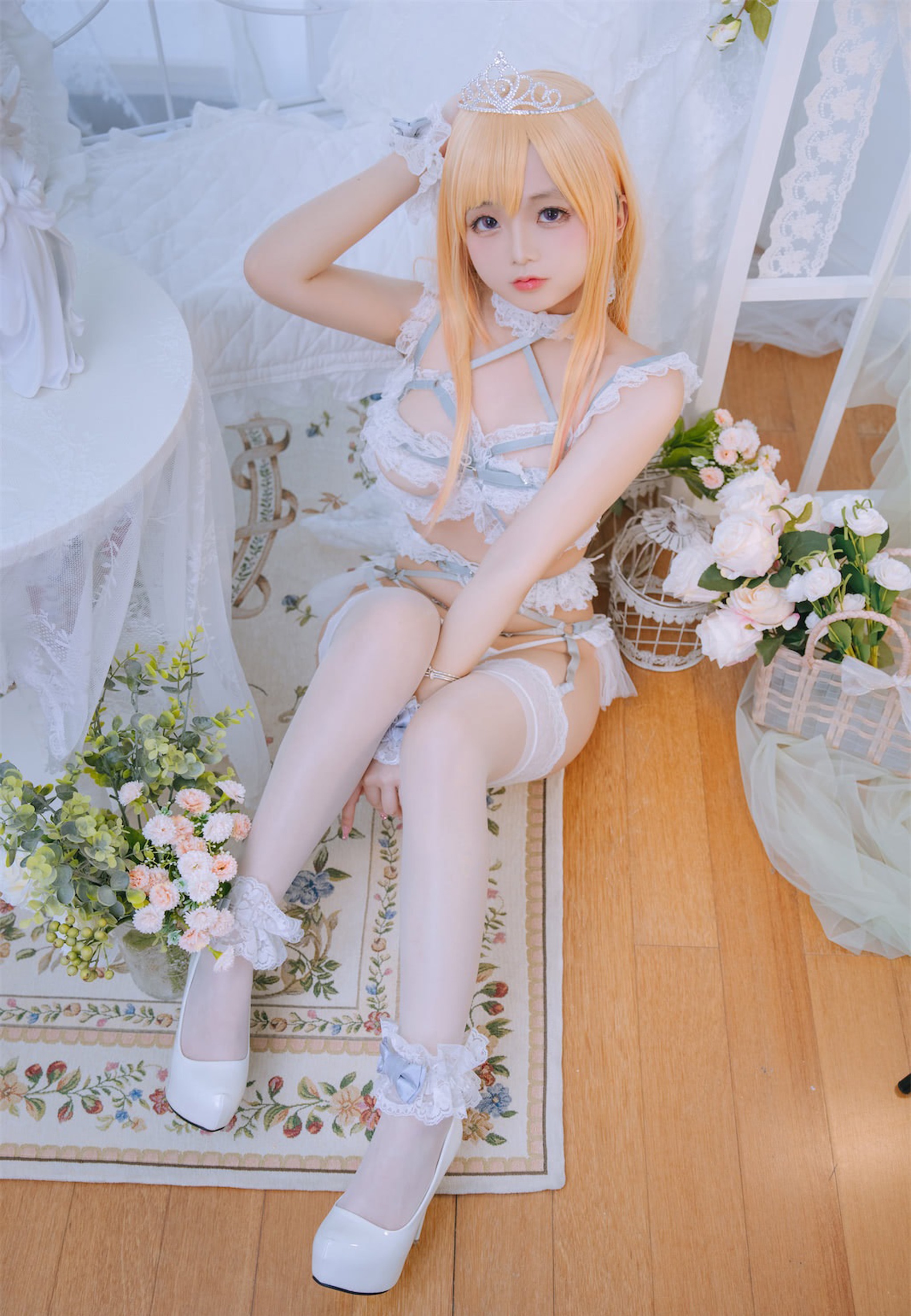 图片[1]-日奈娇 – NO.061日奈娇-喜多川海梦花嫁[76P]-XikXak